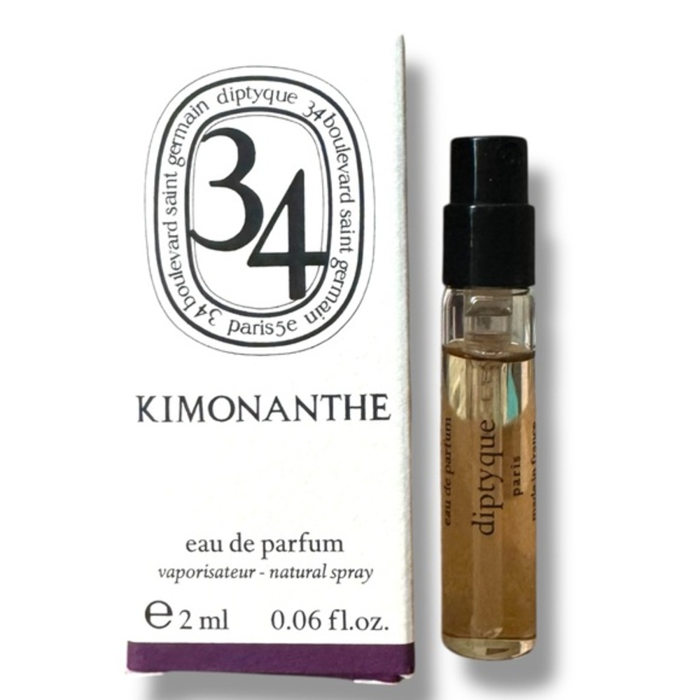 Diptyque Kimonanthe Eau de Parfum – 2 ml / 0.06 fl oz Travel Spray – New in Box